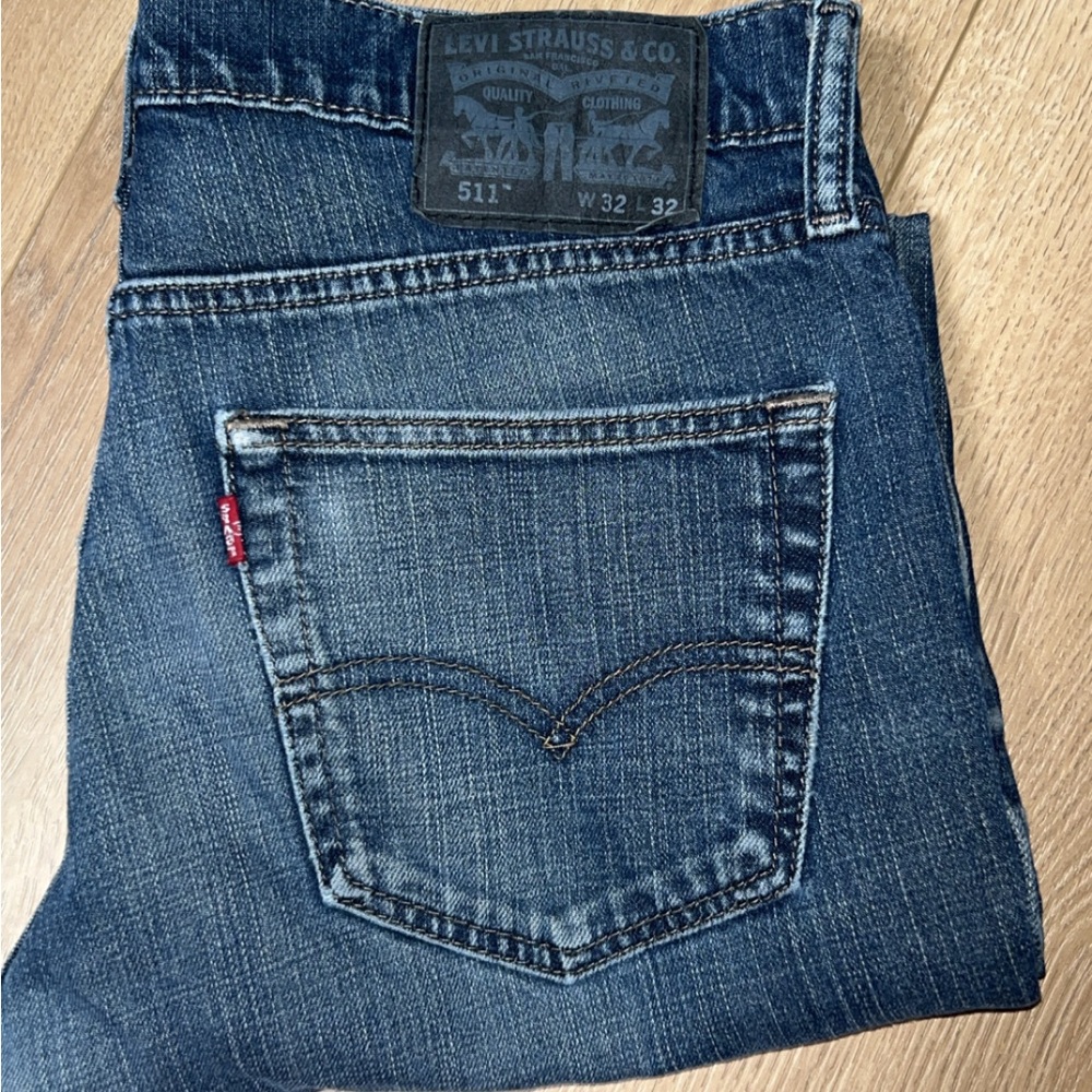 Levi's 511 Slim Fit 32/32 Jeans No Stretch